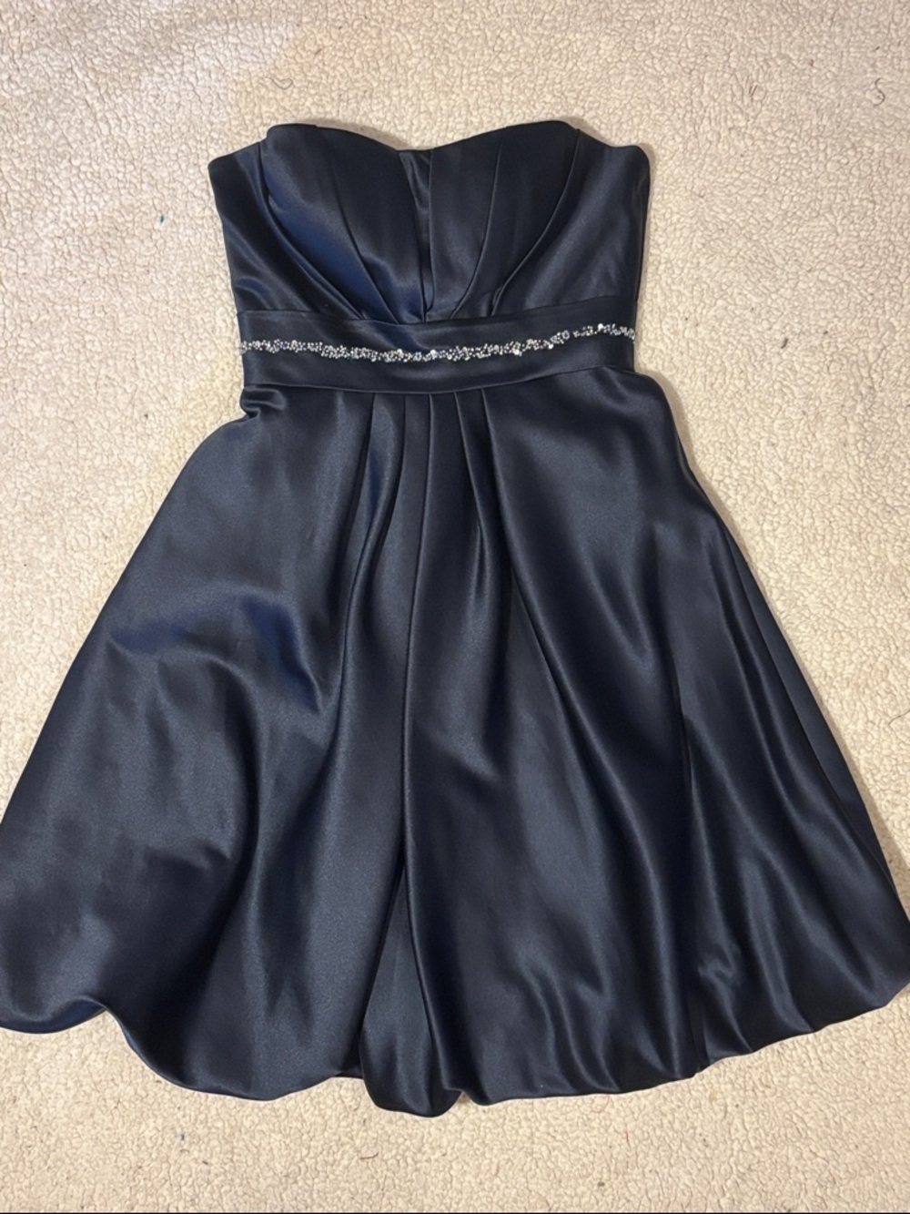 Bill Levkoff Navy size 4 Cocktail Dress